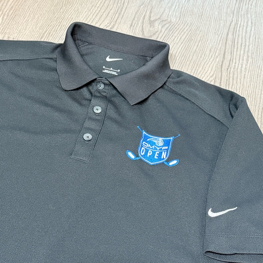 Nike Dri-Fit Classic Polo Shirt Orlando Magic OMYF Open Golf Black M Performance